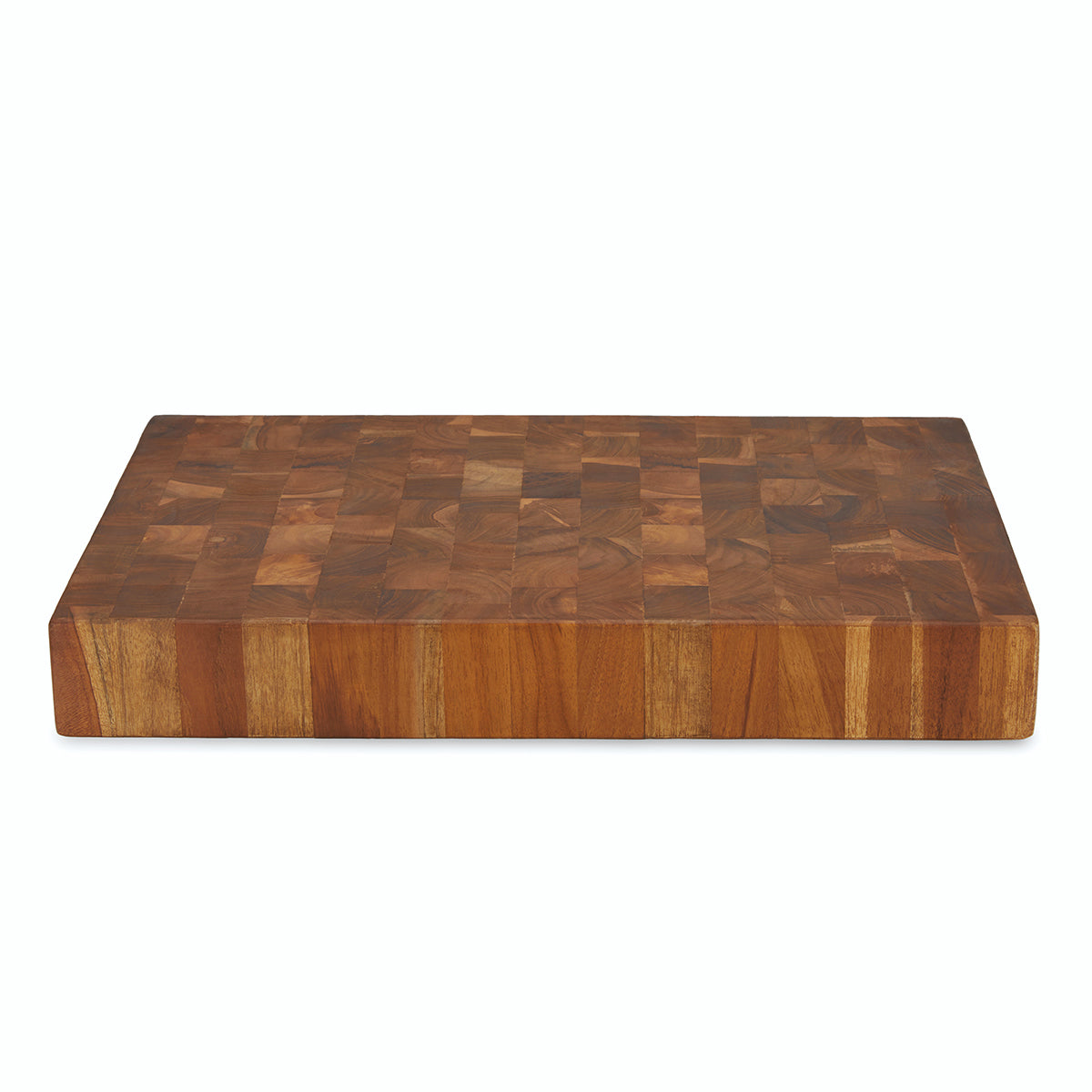 TeakCraft Large Walnut Cutting Board with Sorting Compartment and Juic