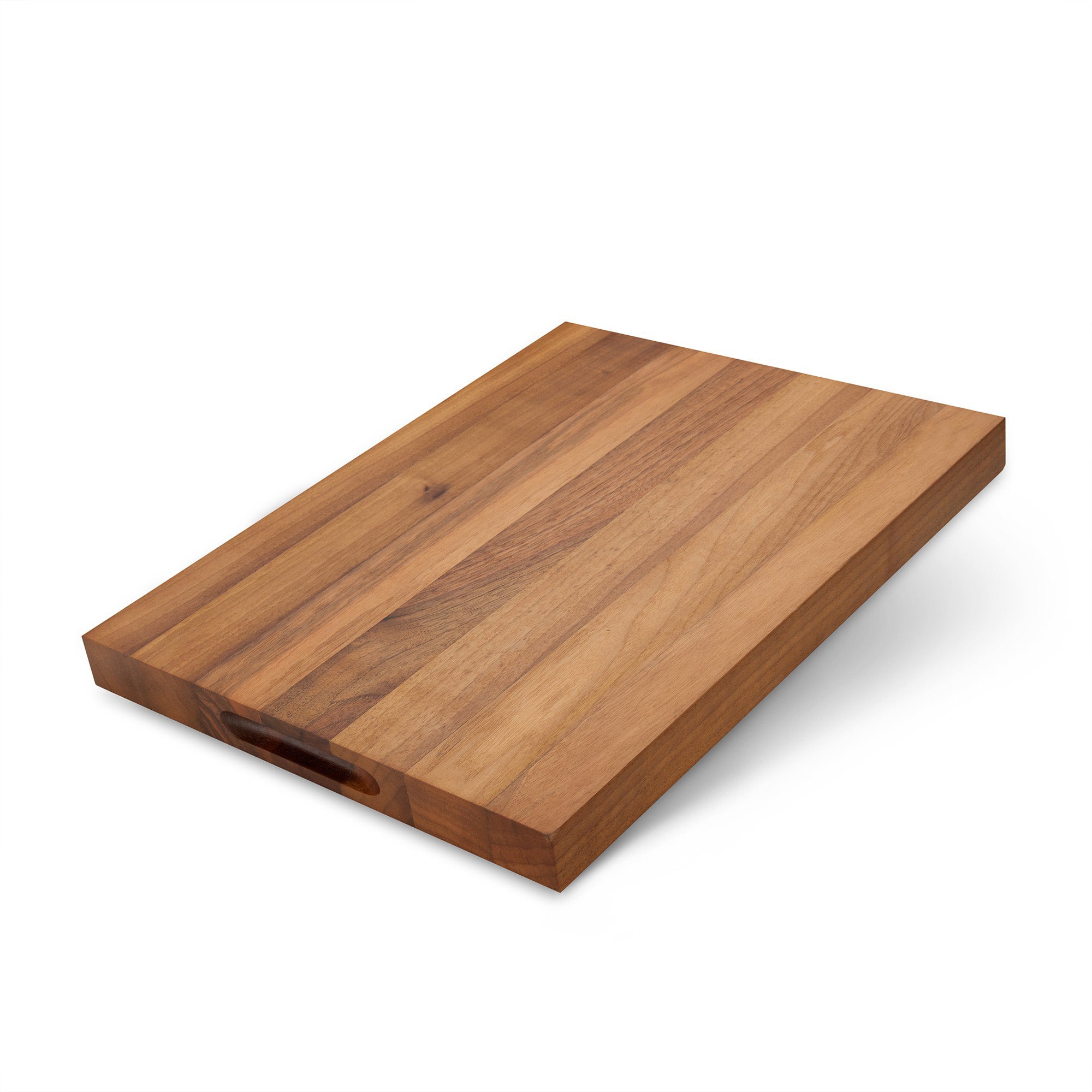 TeakCraft Large Walnut Cutting Board with Sorting Compartment and Juice Grove, Chopping Board, Knife Friendly, Reversible, Cheese and Cracker Board, The Didyma (18x14x1.5 inch)