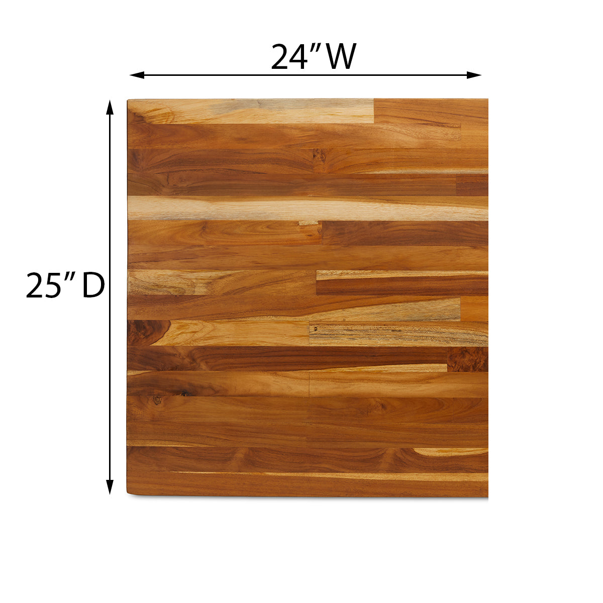 The MODI, Teak Counter Top 1.5inch Thickness