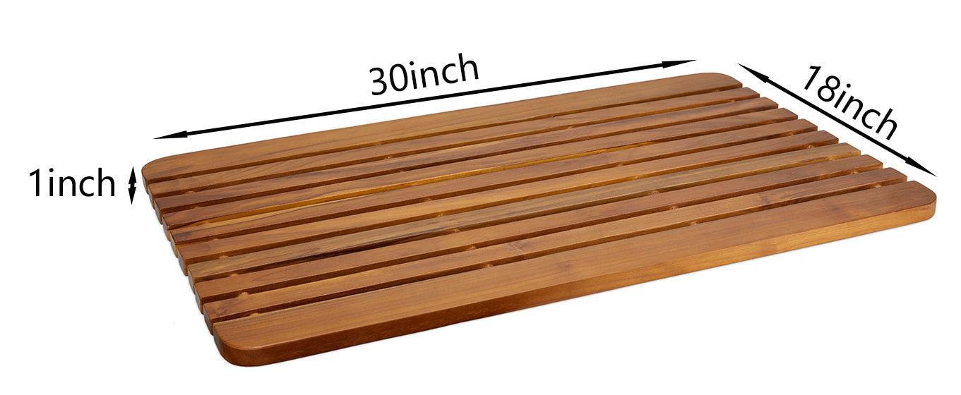 Teak Shower Mat 30", The Hagen