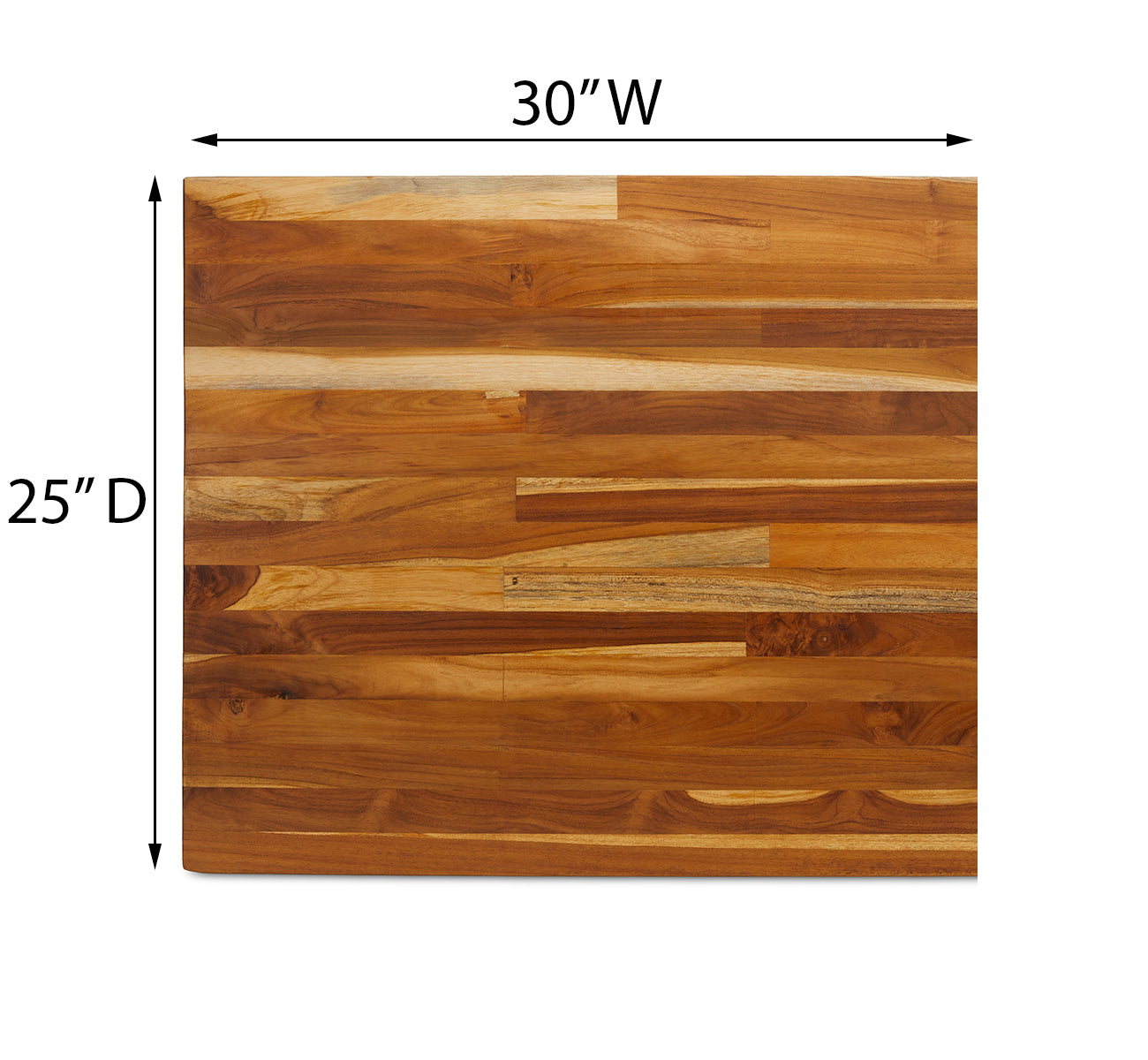 The MODI, Teak Counter Top 1.5inch Thickness
