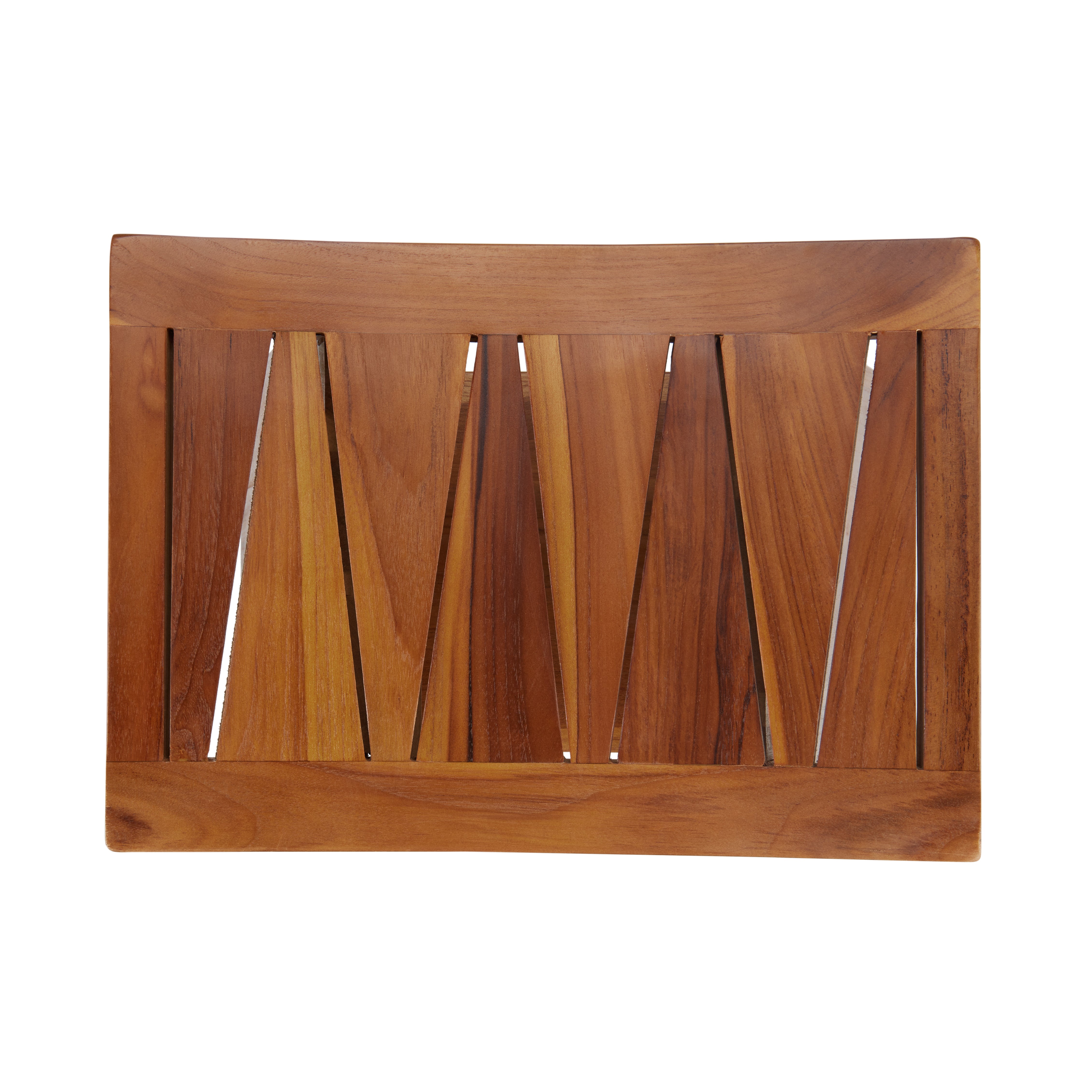 The RANDI, Teak Shower Bench, Teak Shower Stool, 18 Inch
