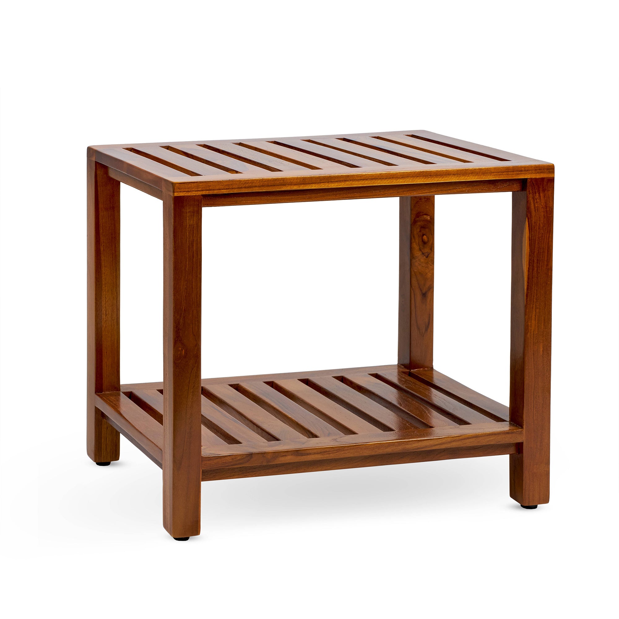 The THEIA, Teak Shower Bench, Shower Stool, 21 Inch