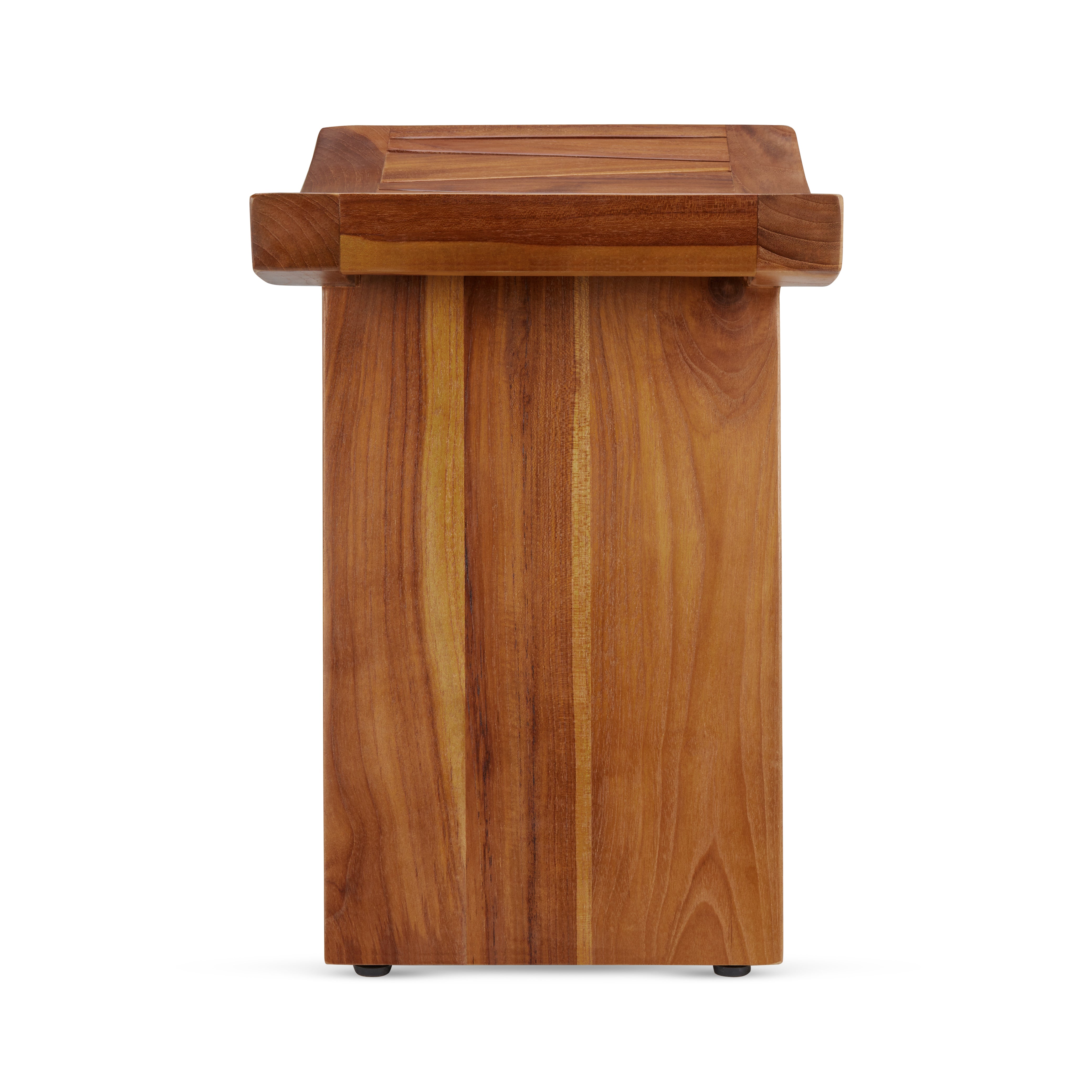 The TORI, Teak Shower Bench, Teak Shower Stool, 18 Inch