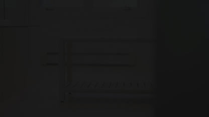 The RICINA, Teak Shower Bench, Teak Shower Stool, 30 Inch, Rustic Gray Finish