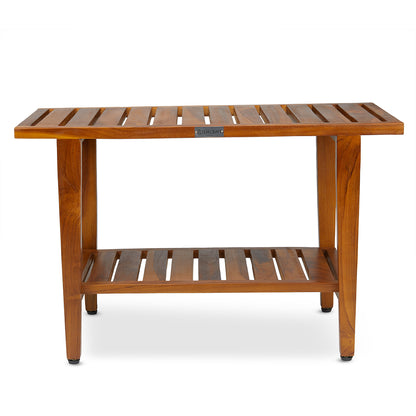 The LIV, Teak Shower Bench 30 inch