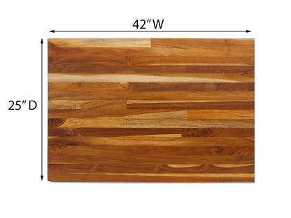 The MODI, Teak Counter Top 1.5inch Thickness