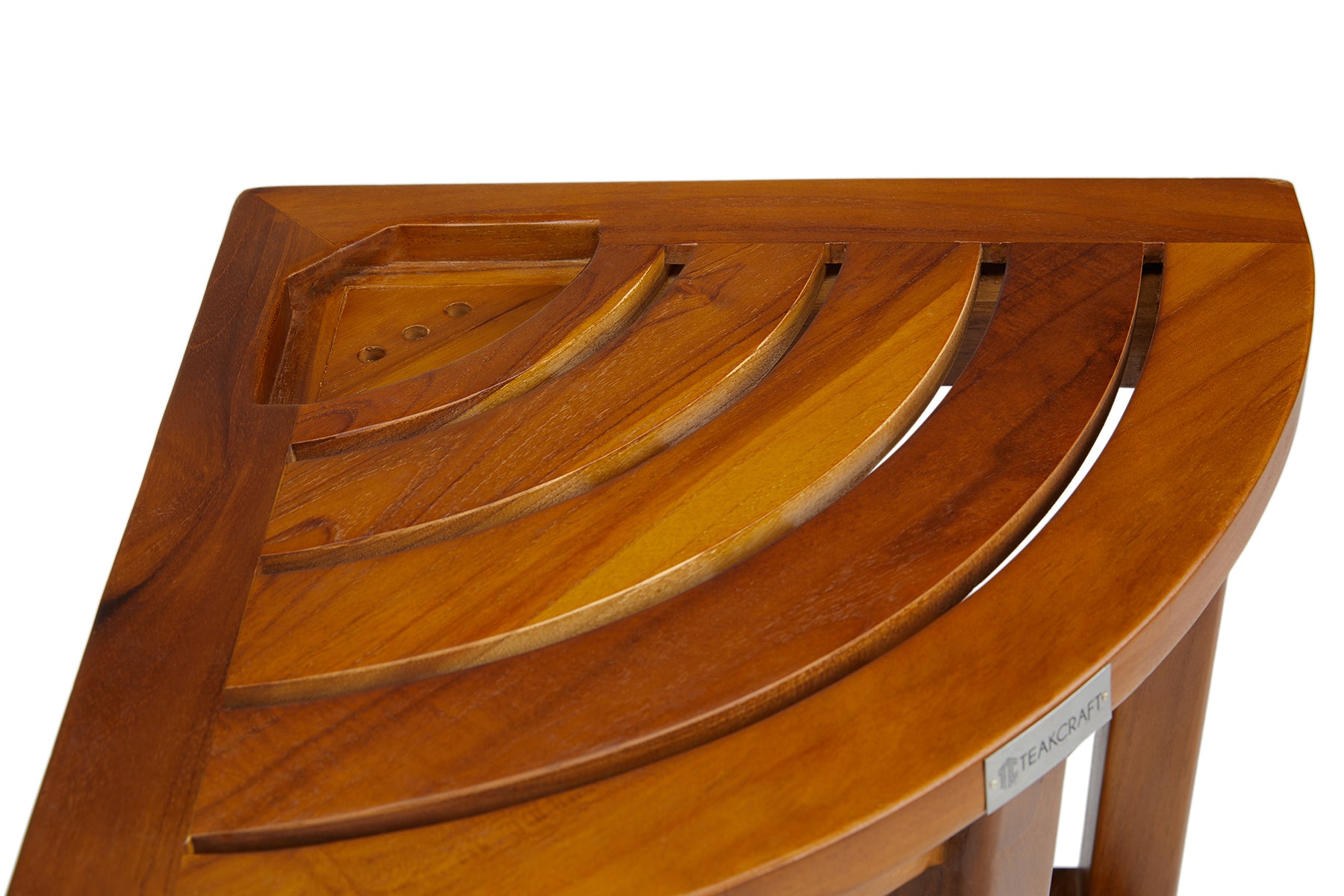 The LOKI, Teak Corner Bench With Basket