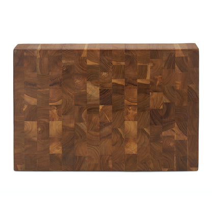 The DEN, End Grain Teak Butcher Block, Extra-THICK (18 x 12 x 2.25)